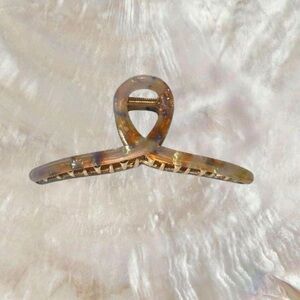 Multi-Color Dark Marble Claw Clip – Extra Large & Strong Hold